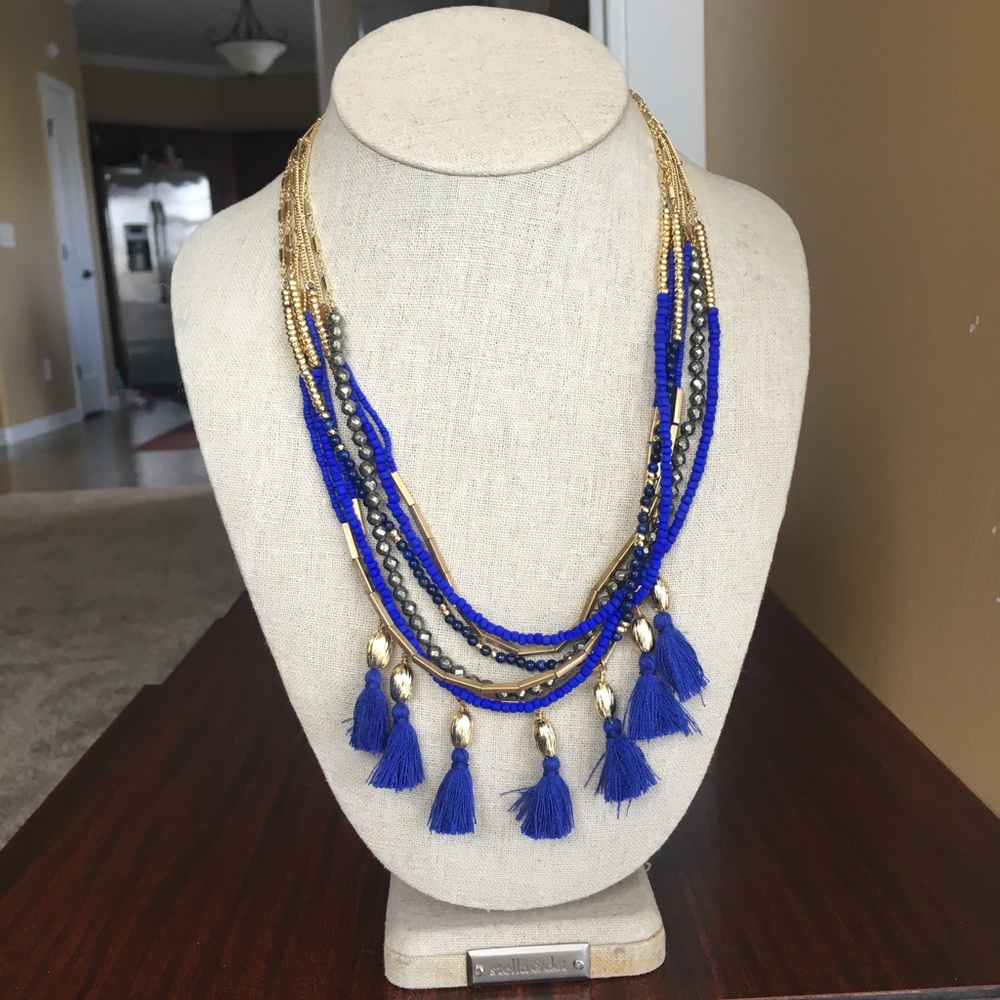 Stella & Dot Tulum Tassel Necklace